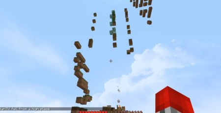 Скачать Realistic Block Physics для Minecraft 1.16.5