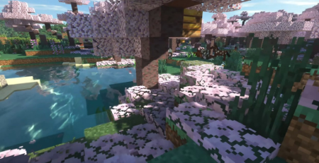Скачать Cherry Blossom Grotto для Minecraft 1.18