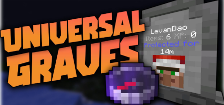 Скачать Universal Graves для Minecraft 1.19.3