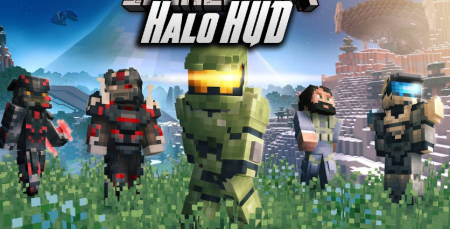 Скачать Halo HUD для Minecraft 1.19