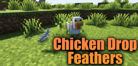 Скачать Chicken Drop Feathers для Minecraft 1.19.3