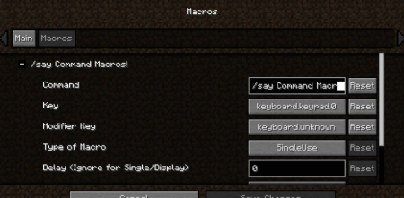 Скачать Command Macros для Minecraft 1.19.4