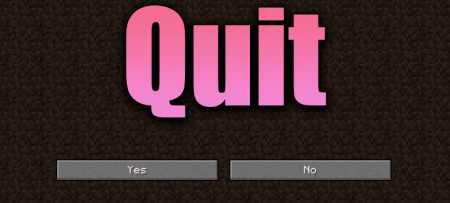 Скачать Quit Mod для Minecraft 1.19.2