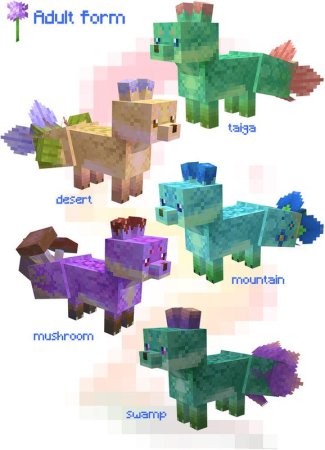  Flower Foxes  Minecraft 1.19.1