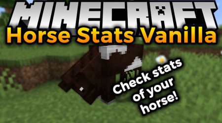 Скачать Horse Stats Vanilla для Minecraft 1.19