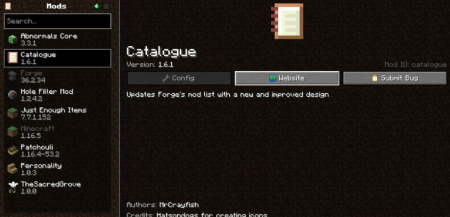  Catalogue Mod  Minecraft 1.19.3