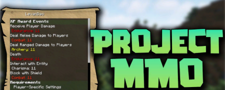 Скачать Project MMO для Minecraft 1.19.4