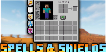 Скачать Spells & Shields для Minecraft 1.19.4