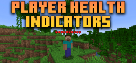 Скачать Player Health Indicators для Minecraft 1.19.4