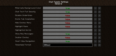  Chat Tweaks  Minecraft 1.11.2