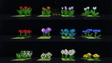  Bushier Flowers  Minecraft 1.20