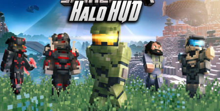 Скачать Halo HUD для Minecraft 1.20