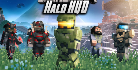  Halo HUD  Minecraft 1.20.1