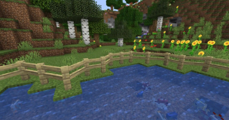Скачать Diagonal Fences для Minecraft 1.20.1