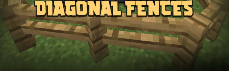  Diagonal Fences  Minecraft 1.20.1