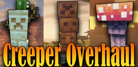 Скачать Creeper Overhaul для Minecraft 1.20.1