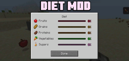  Diet  Minecraft 1.20.1