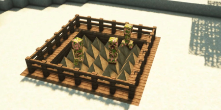 Скачать Spiky Spikes для Minecraft 1.20