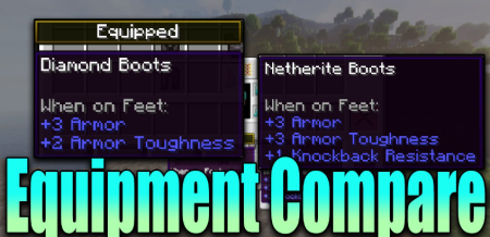 Скачать Equipment Compare для Minecraft 1.20.1