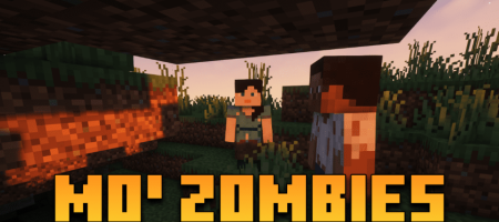 Скачать Mo’ Zombies Wave для Minecraft 1.19.4
