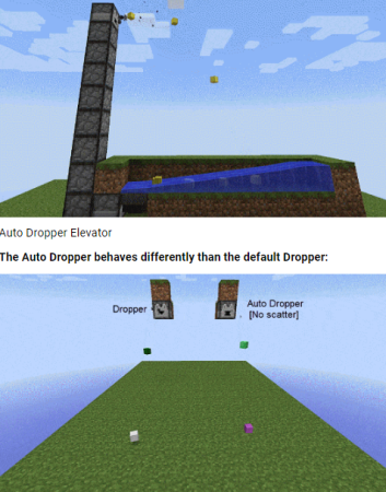 Скачать Auto Dropper для Minecraft 1.19.4