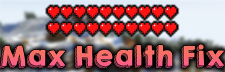 Скачать Max Health Fix для Minecraft 1.19.4