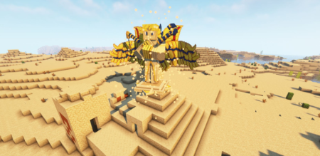 Скачать Statue Of God Pharaoh для Minecraft 1.19.1
