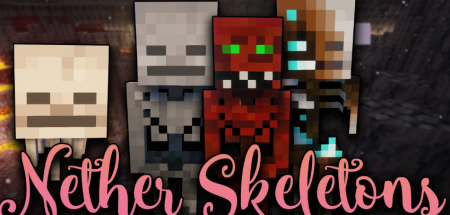 Скачать Nether Skeletons для Minecraft 1.19.4