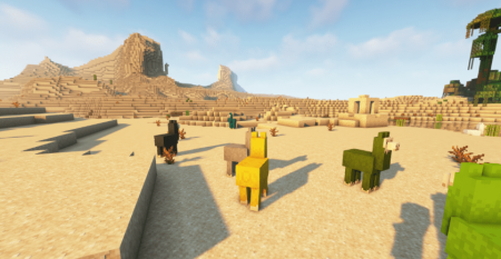 Скачать Colourful Llamas для Minecraft 1.19.4