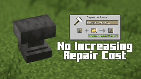 Скачать No Increasing Repair Cost для Minecraft 1.19.4