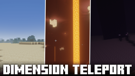 Скачать Dimension Teleport для Minecraft 1.19.4