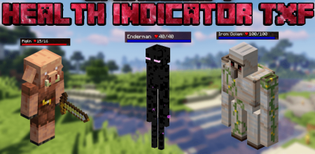  Health Indicator TXF  Minecraft 1.19.4