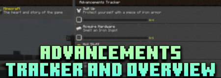 Скачать Advancements Tracker and Overview для Minecraft 1.19.4