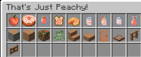 Скачать That's Just Peachy для Minecraft 1.18.1