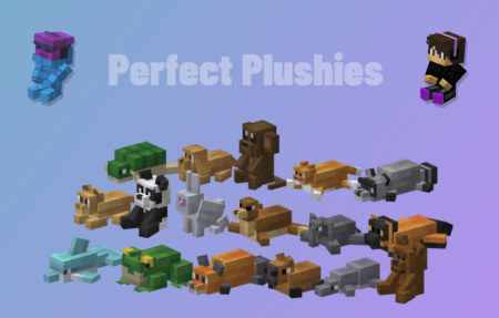 Скачать SirJain’s Perfect Plushies для Minecraft 1.20