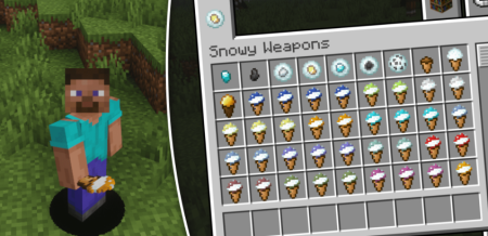 Скачать Snowy Weaponry для Minecraft 1.20.1