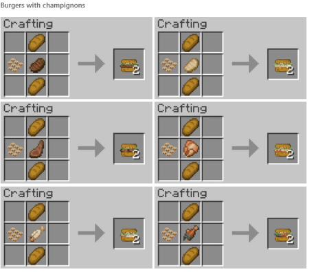  Burger Mod  Minecraft 1.20.1