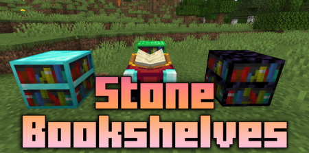  Stone Bookshelves  Minecraft 1.19.4