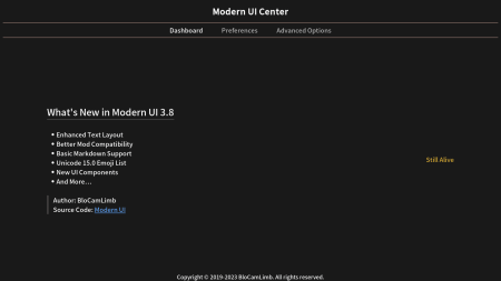  Modern UI  Minecraft 1.19.4