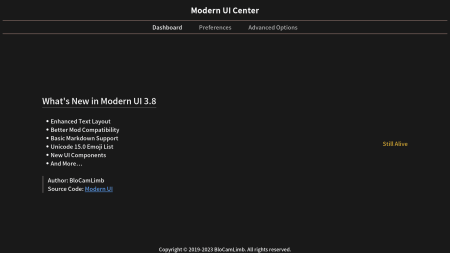 Скачать Modern UI для Minecraft 1.20.1