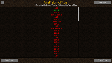 Скачать ViaFabricPlus для Minecraft 1.19.4