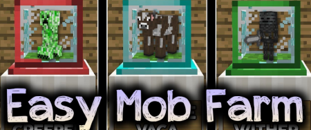 Скачать Easy Mob Farm для Minecraft 1.20.1