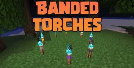 Скачать Banded Torches для Minecraft 1.20.1