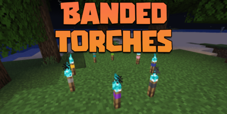  Banded Torches  Minecraft 1.20.2