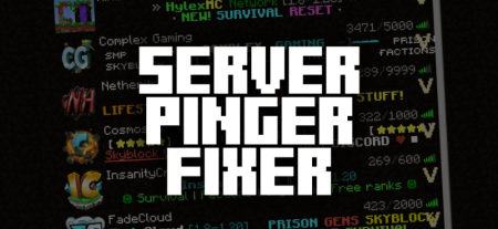 Скачать Server Pinger Fixer для Minecraft 1.20.1