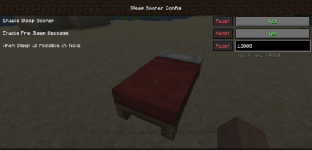 Скачать Sleep Sooner для Minecraft 1.20.1