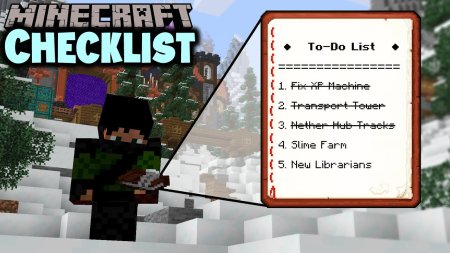 Скачать Checklist для Minecraft 1.20
