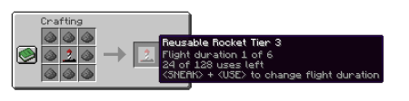  Reusable Rockets  Minecraft 1.20.2