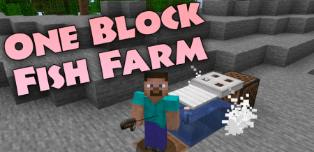 Скачать One Block Fish Farm для Minecraft 1.20.1