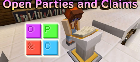 Скачать Open Parties and Claims для Minecraft 1.20.2
